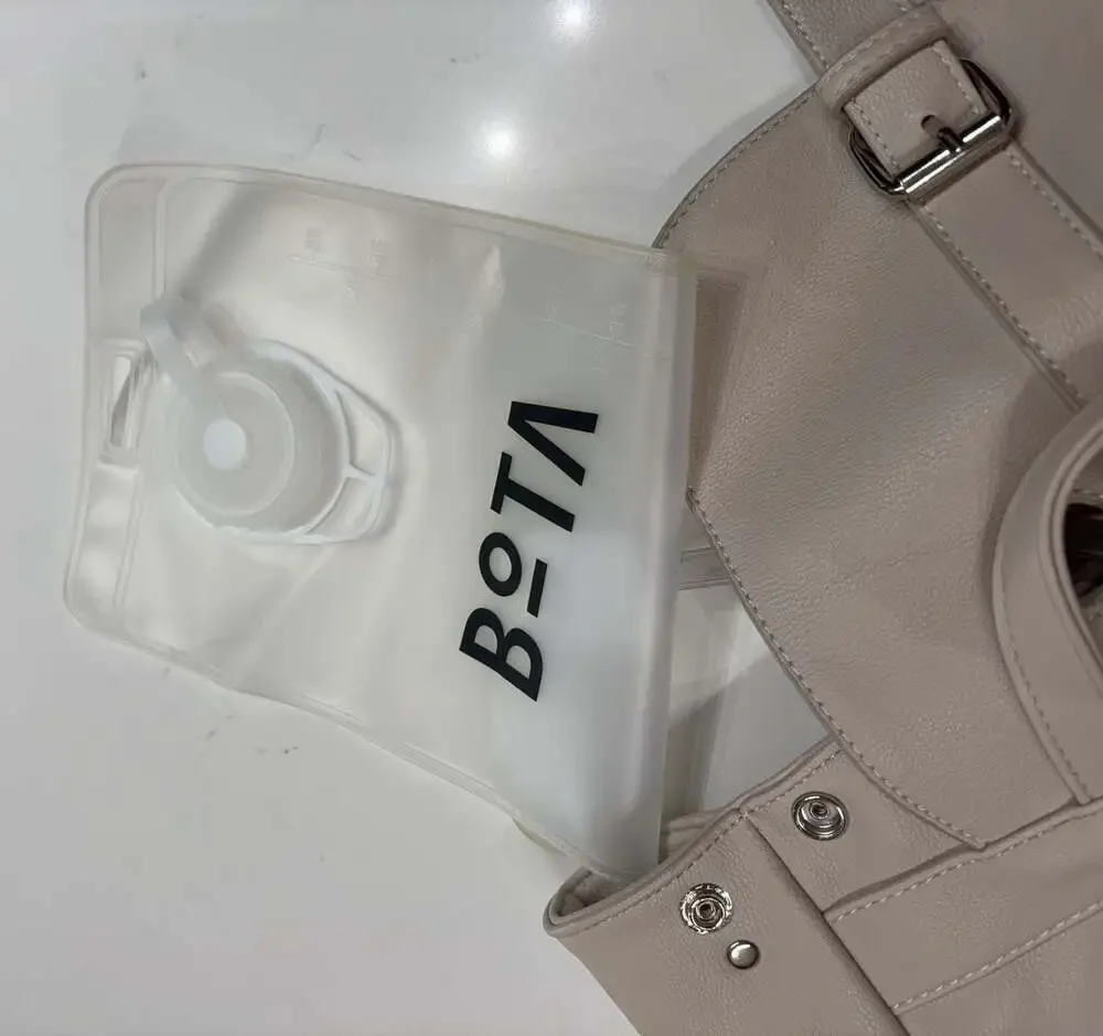 Hydration Backpack Bota Beige Faux Leather NWOT